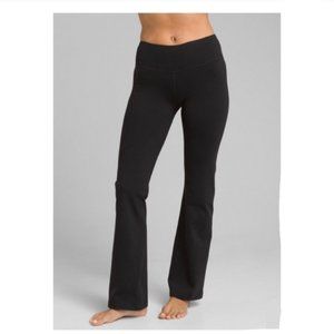 Prana Black Flare Leg Yoga Pants XS